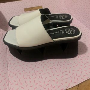 Genuine leather platform slide Jeffrey Campbell